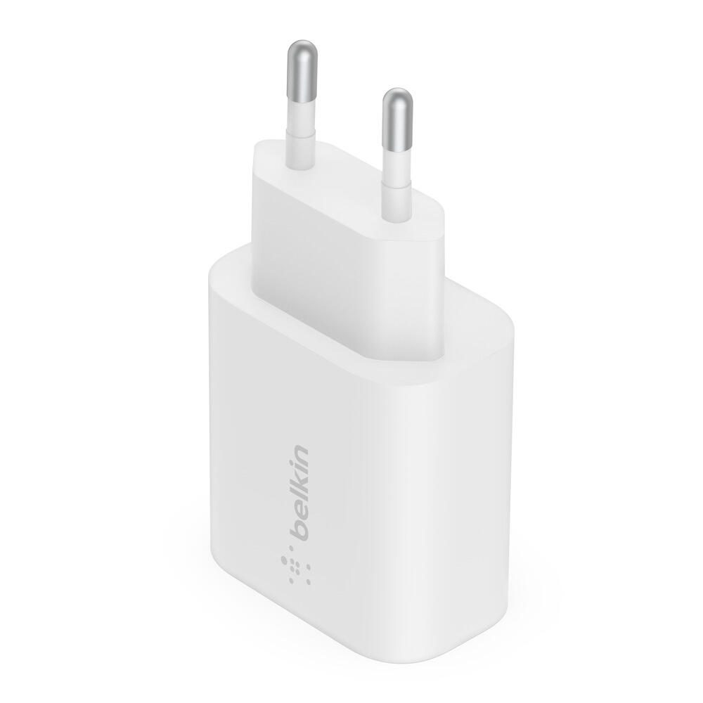 Belkin BoostCharge™ 25W USB-C Ladegerät mit Power Delivery, weiß Belkin BoostCharge™ 25W USB-C Ladegerät mit Power Delivery, weiß